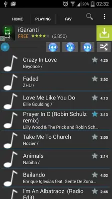 M2O-MP3 Music Online android App screenshot 1