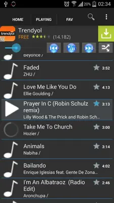 M2O-MP3 Music Online android App screenshot 4